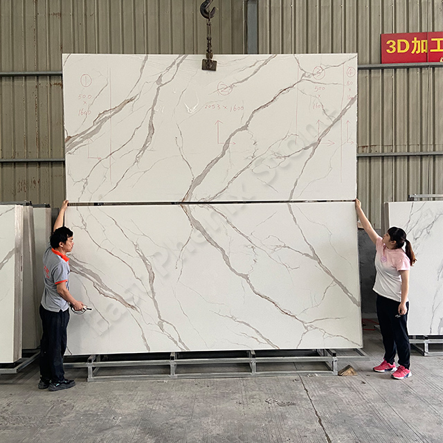 Calacatta Gold Sintered Stone Large Format Slabs - Buy Sintered Stone ...